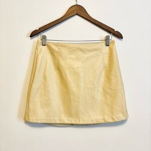 The A&F Scarlett Vegan Leather Mini Skort